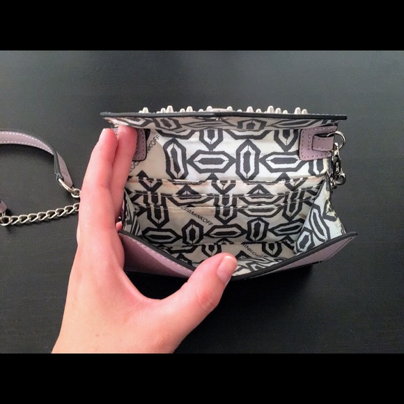 Rebecca Minkoff Studded Lilac Wallet Clutch - Picture 3 of 3